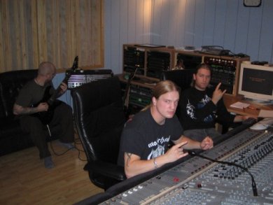 Manegarm in studio