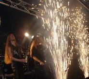 Vuurwerk bij opkomst Katafalk