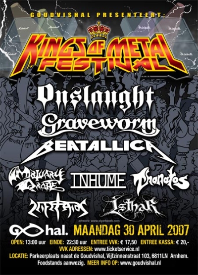 Flyer kings of metal festival 2007