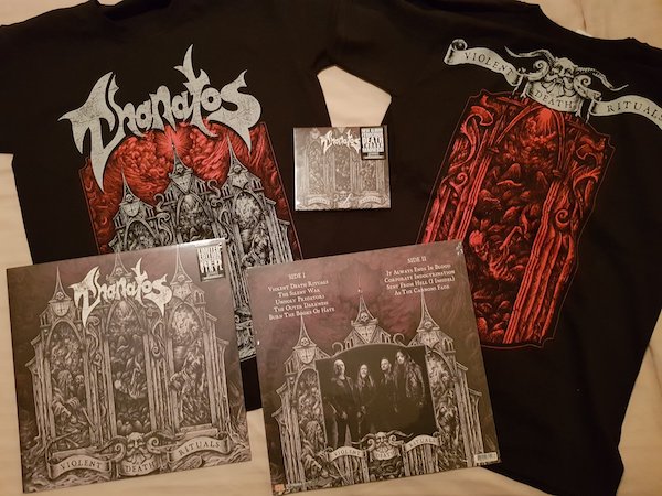 Thanatos album and tshirt
